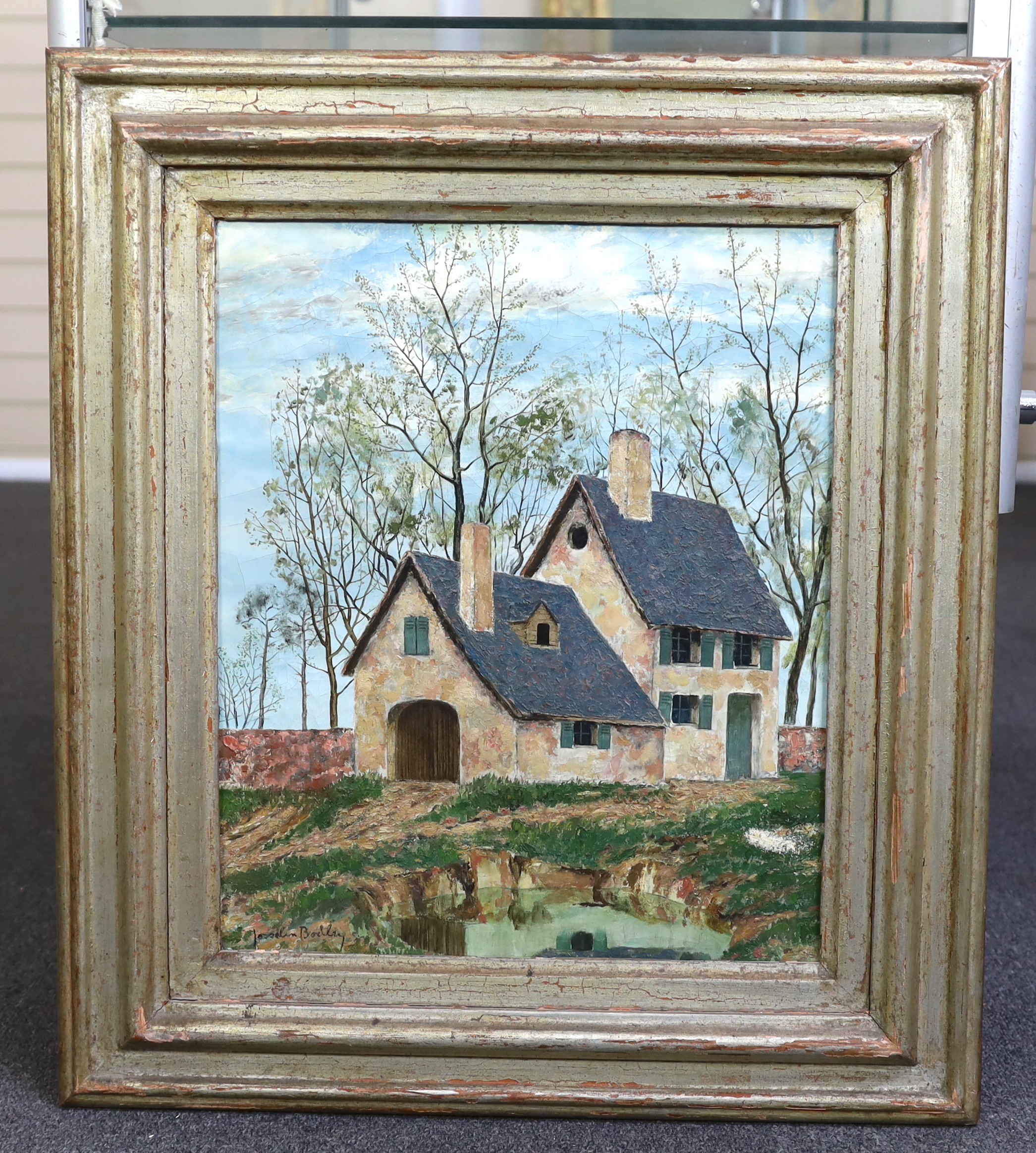 Josselin Reginald Courtenay Bodley (British 1893-1974), 'Mouguere ...', oil on canvas, 45 x 37cm